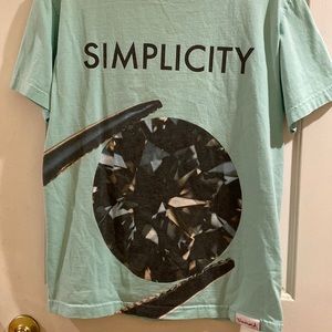 DIAMOND SIMPLICITY TEAL TEE